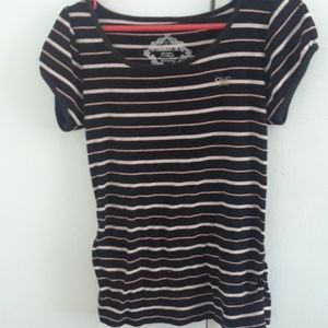 Striped butterflie t-shirt